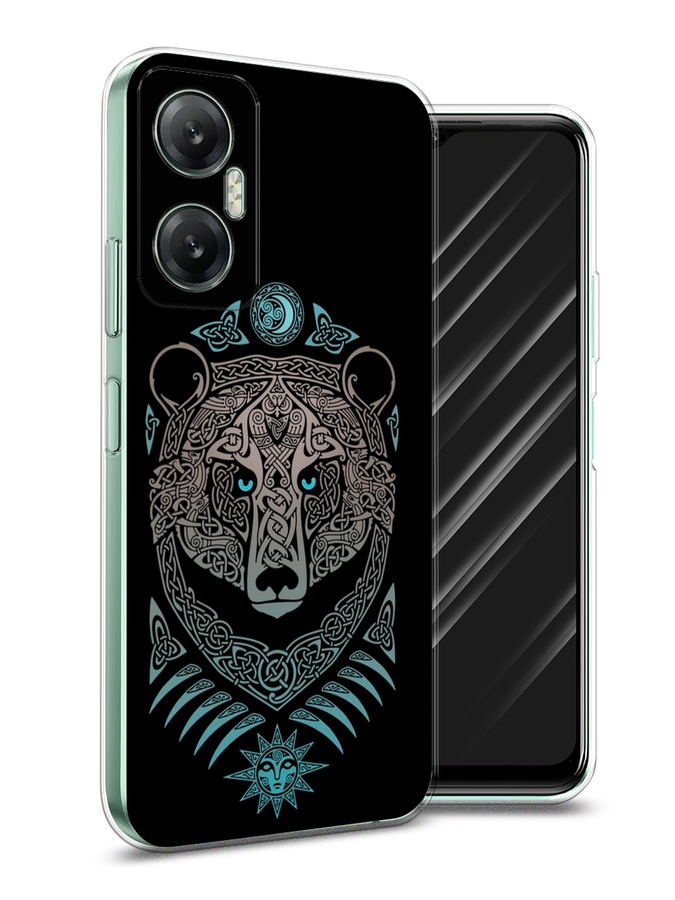 

Чехол Awog на Infinix HOT 20 5G "Кельтский медведь", Черный;серый, 3103250-2