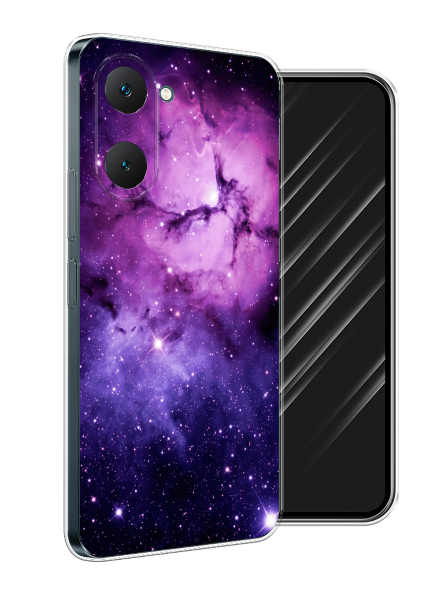 

Чехол Awog на Vivo Y03 "Космос 18", Фиолетовый;черный;белый, 2610450-1