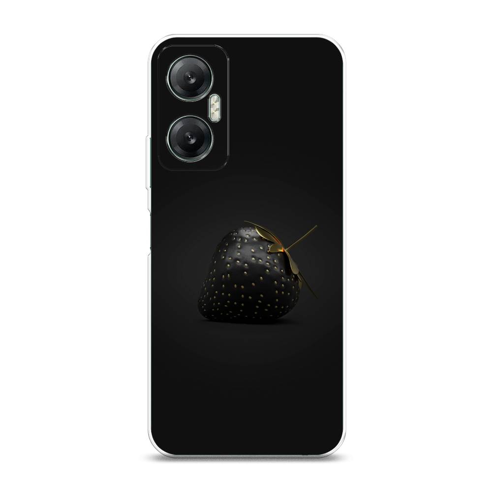 

Чехол Awog на Infinix HOT 20 5G "Черная клубника", Золотистый;черный;серый, 3103250-10