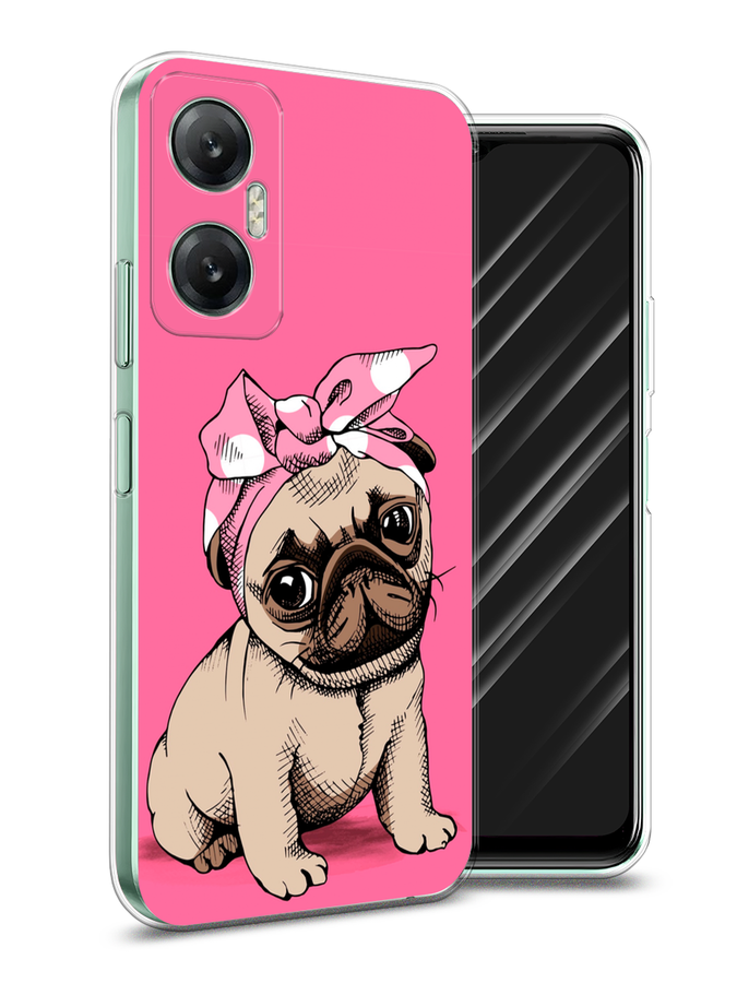 

Чехол Awog на Infinix HOT 20 5G "Dog Pin-Up", Розовый;бежевый, 3103250-2