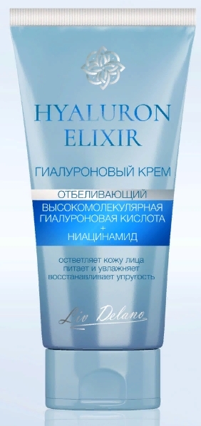 

Гиалуроновый крем Liv-delano Hyaluron Elixir отбеливающий