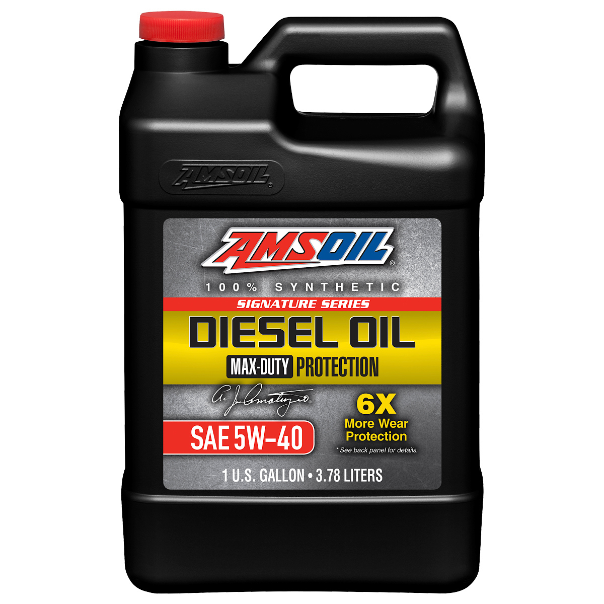 фото Моторное масло amsoil premium synthetic diesel oil 5w40 3,784 л