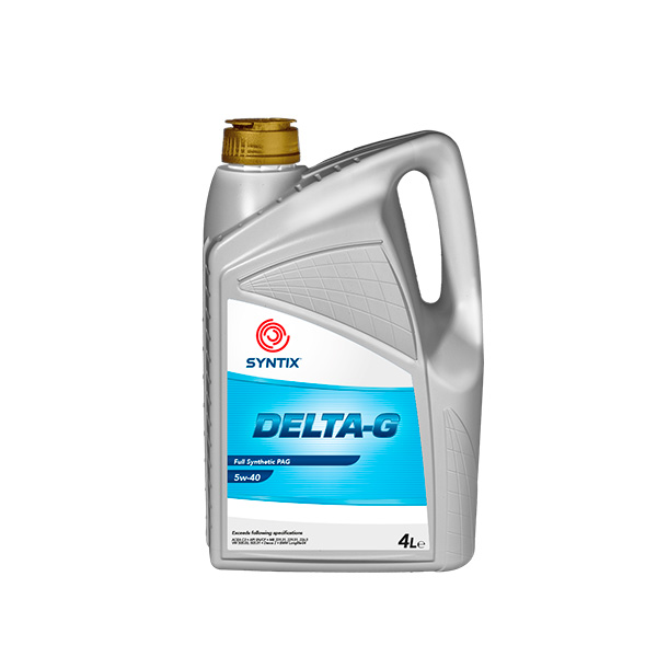 

Моторное масло Syntix Delta G 5W40 4 л, Delta G