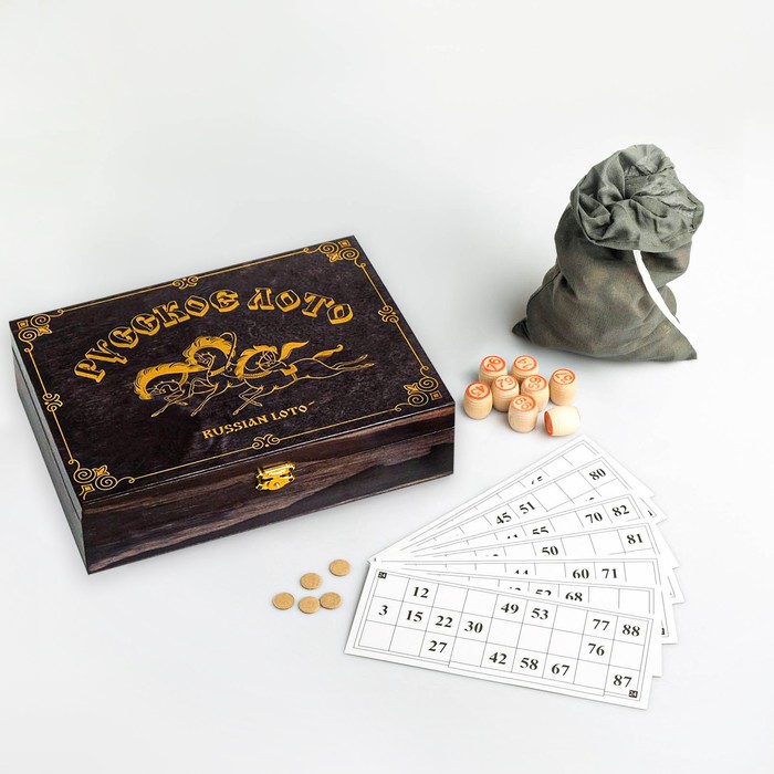 

Лото Русское Тройка лошадей, 25 х 19 х 6 см 5360638