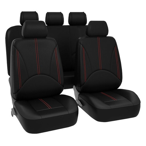 

Чехол Kraft KT 835631 экокожа черный/красный