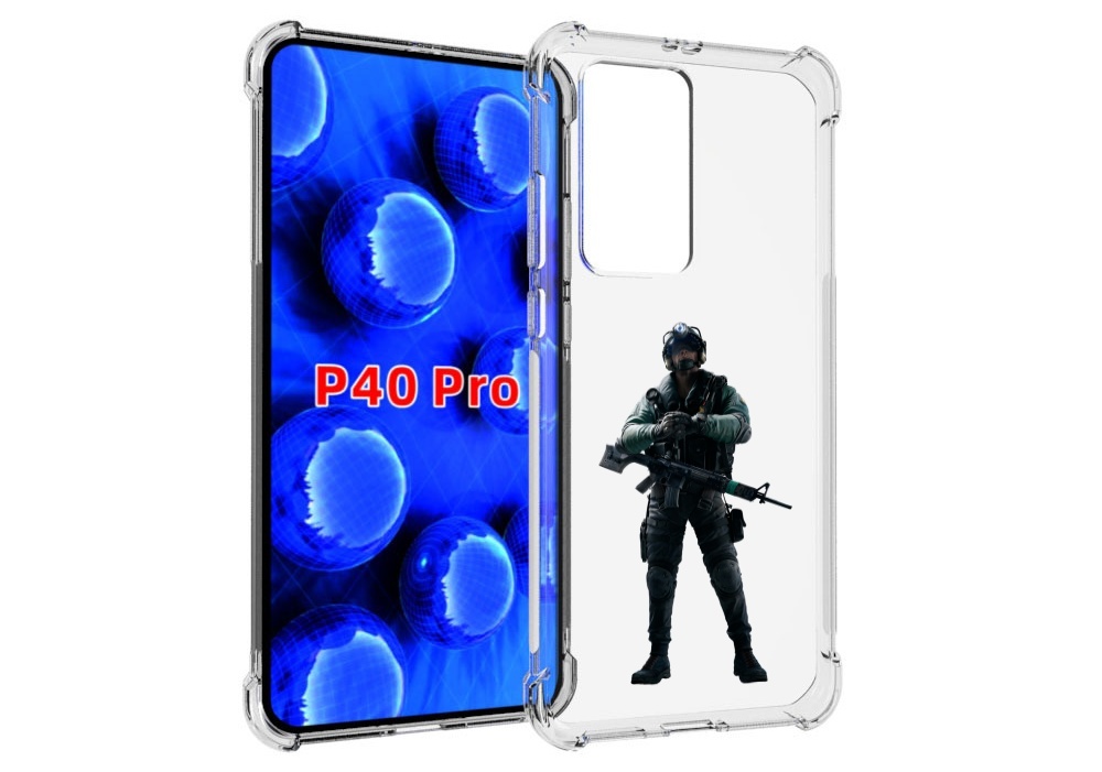 Чехол MyPads Tom-Clancy's-Rainbow-Six-2 для Huawei P40 Pro противоударный