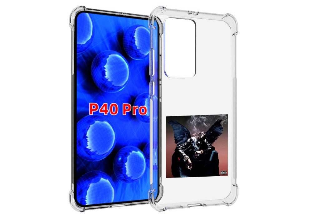

Чехол MyPads Travis Scott - Birds In The Trap Sing McKnight для Huawei P40 Pro противоу, Прозрачный, Tocco