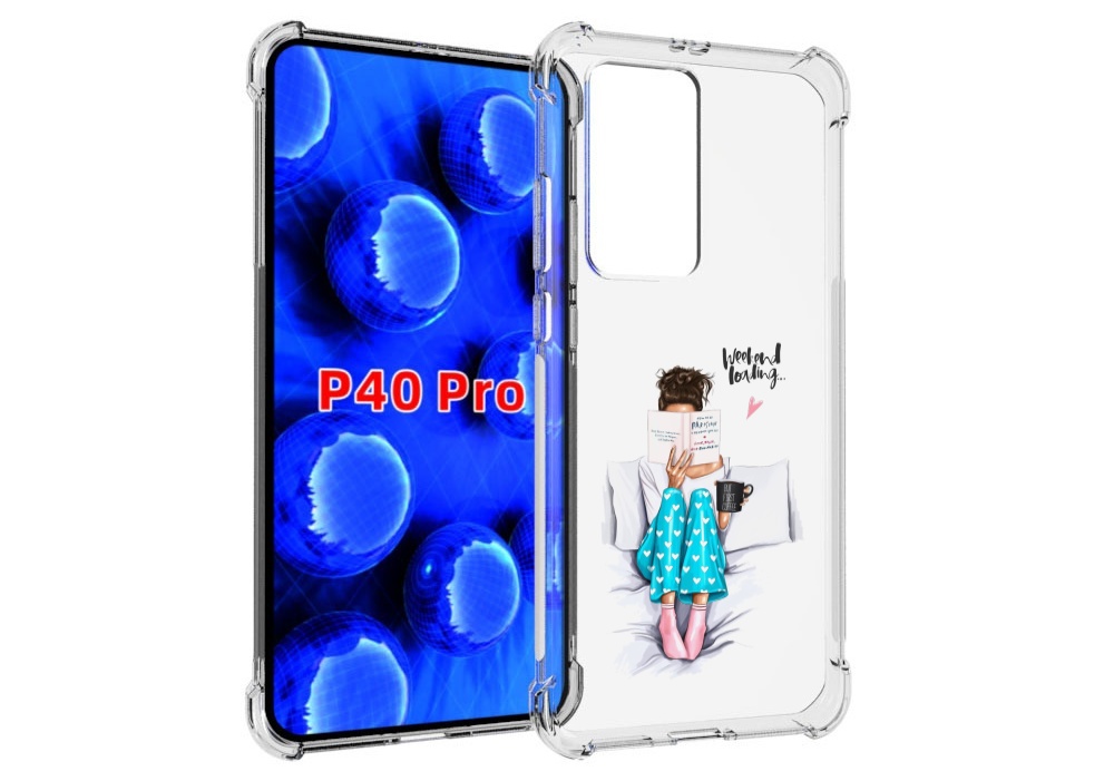 

Чехол MyPads Weekend-loading для Huawei P40 Pro противоударный, Прозрачный, Tocco