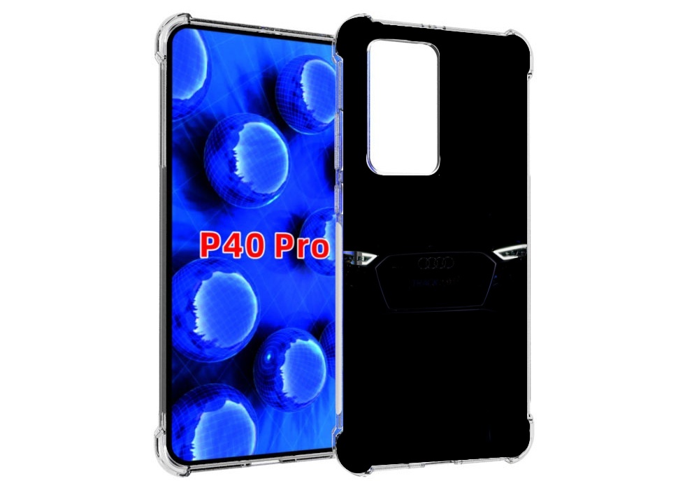Чехол MyPads audi ауди 3 мужской для Huawei P40 Pro противоударный