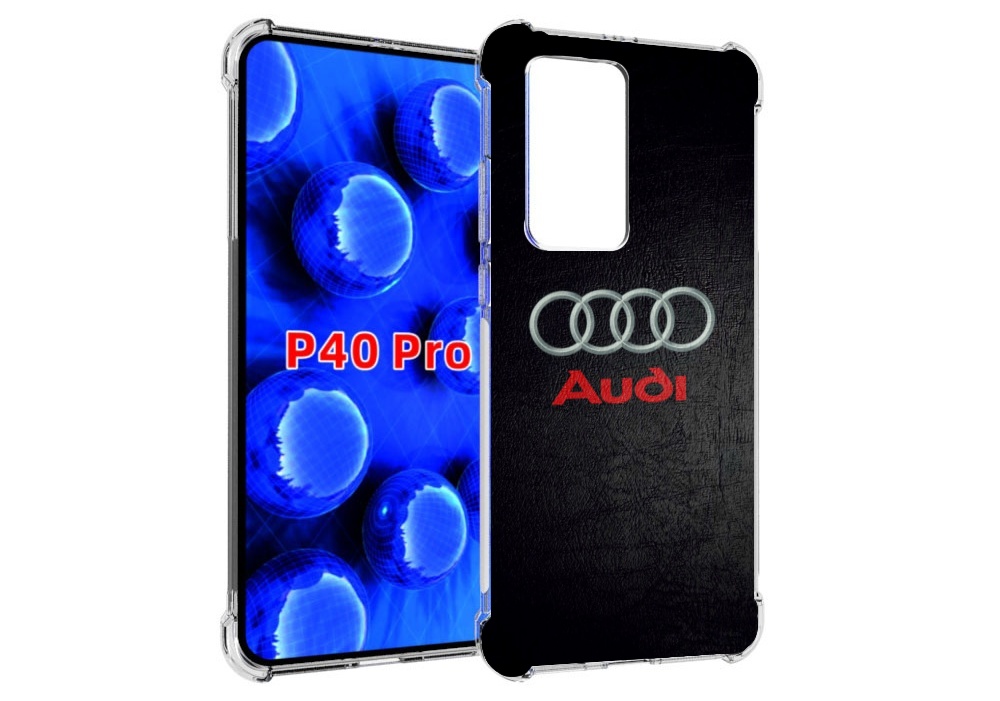 

Чехол MyPads audi ауди 6 мужской для Huawei P40 Pro противоударный, Прозрачный, Tocco