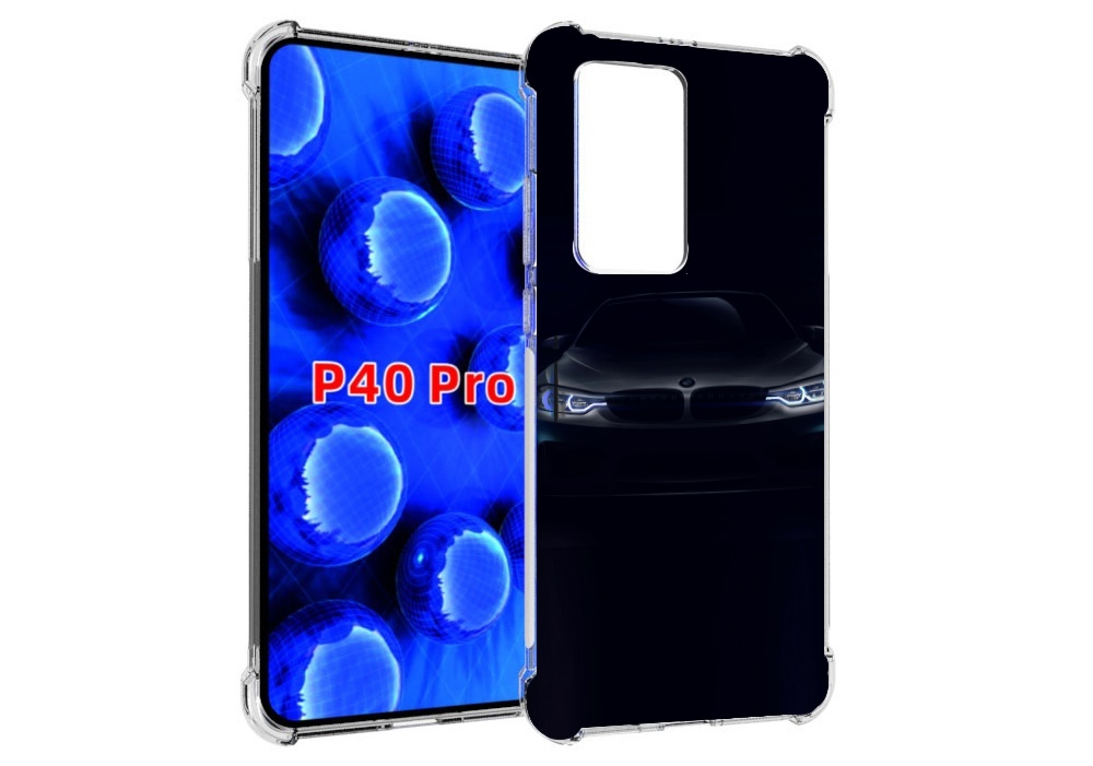 

Чехол MyPads bmw бмв 1 мужской для Huawei P40 Pro противоударный, Прозрачный, Tocco