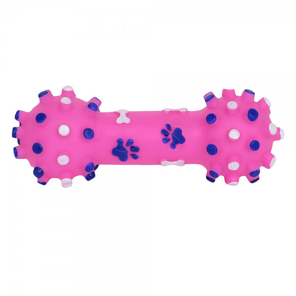 Игрушка для собак Tappi Кость Дорк резиновая розовая 11,5х4,7 см