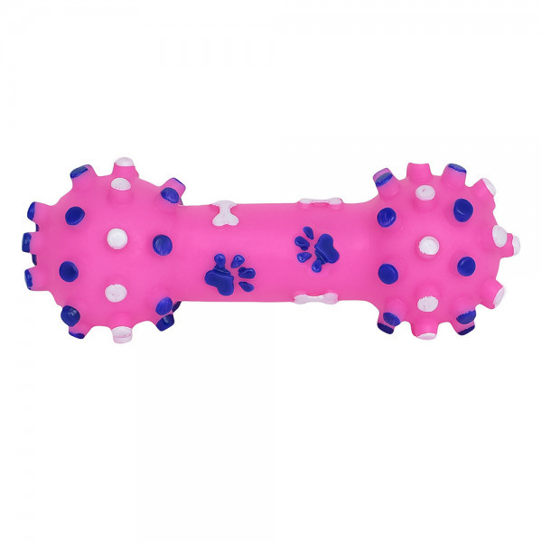 

Игрушка для собак Tappi Кость Дорк резиновая розовая 11,5х4,7 см