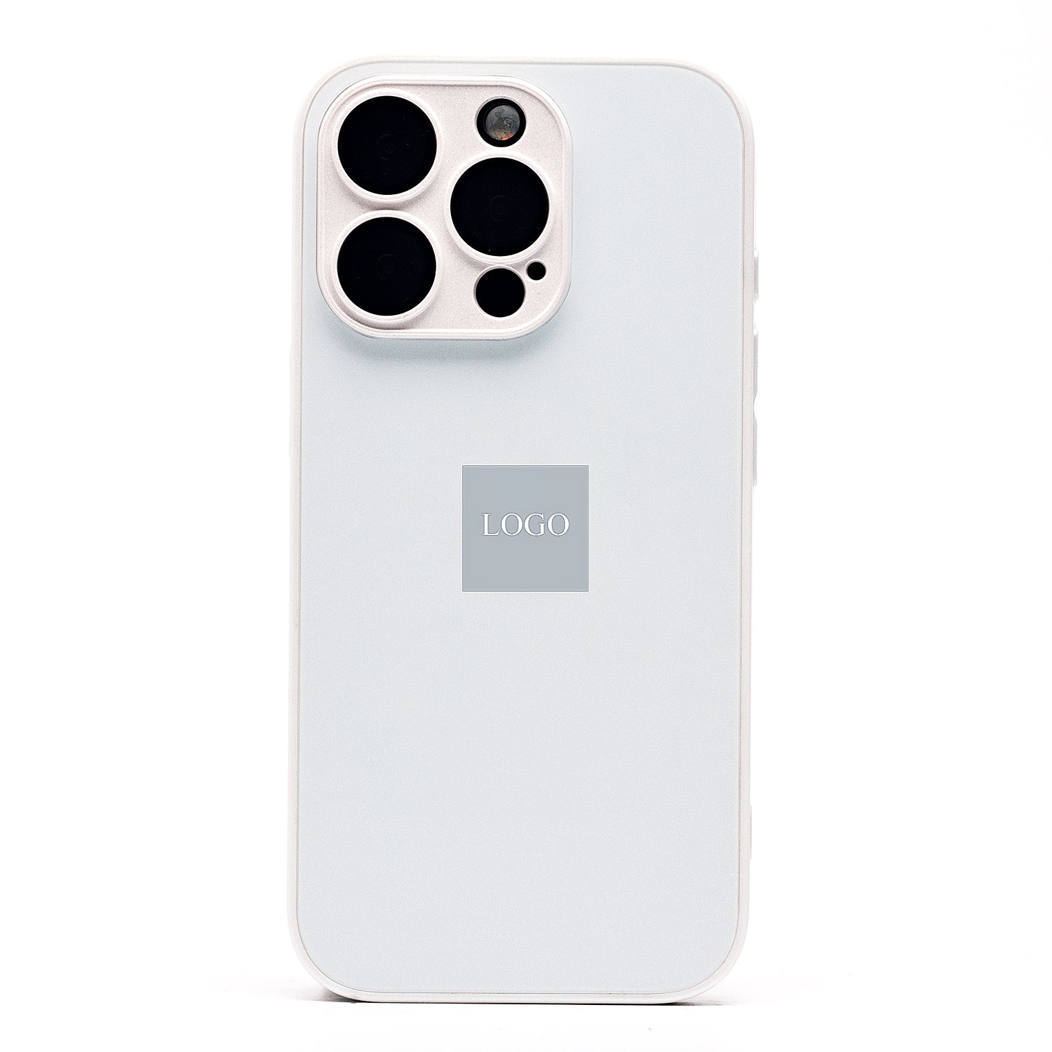 

Чехол для iPhone 16 Pro силиконовый MagSafe Glass <белый> (премиум)