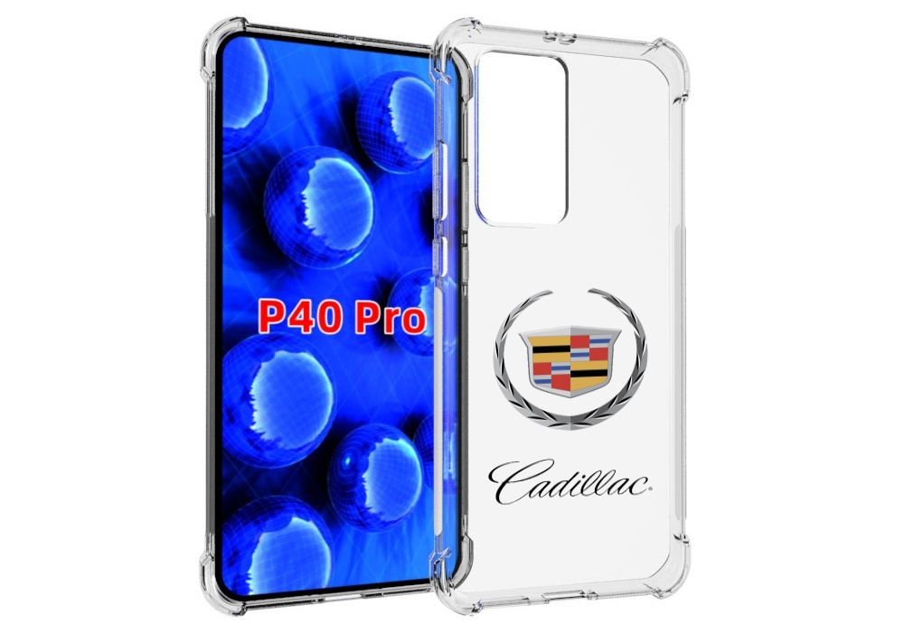 

Чехол MyPads cadillac-кадиллак-4 мужской для Huawei P40 Pro противоударный, Прозрачный, Tocco