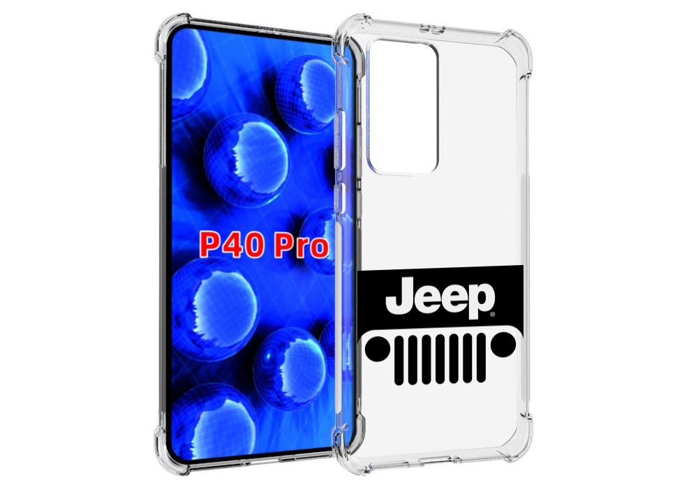 Чехол MyPads jeep-джип-3 мужской для Huawei P40 Pro противоударный
