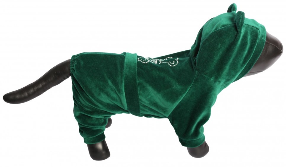 Комбинезон для собак Lion Bear, унисекс, зеленый, XL, длина спины 36 см