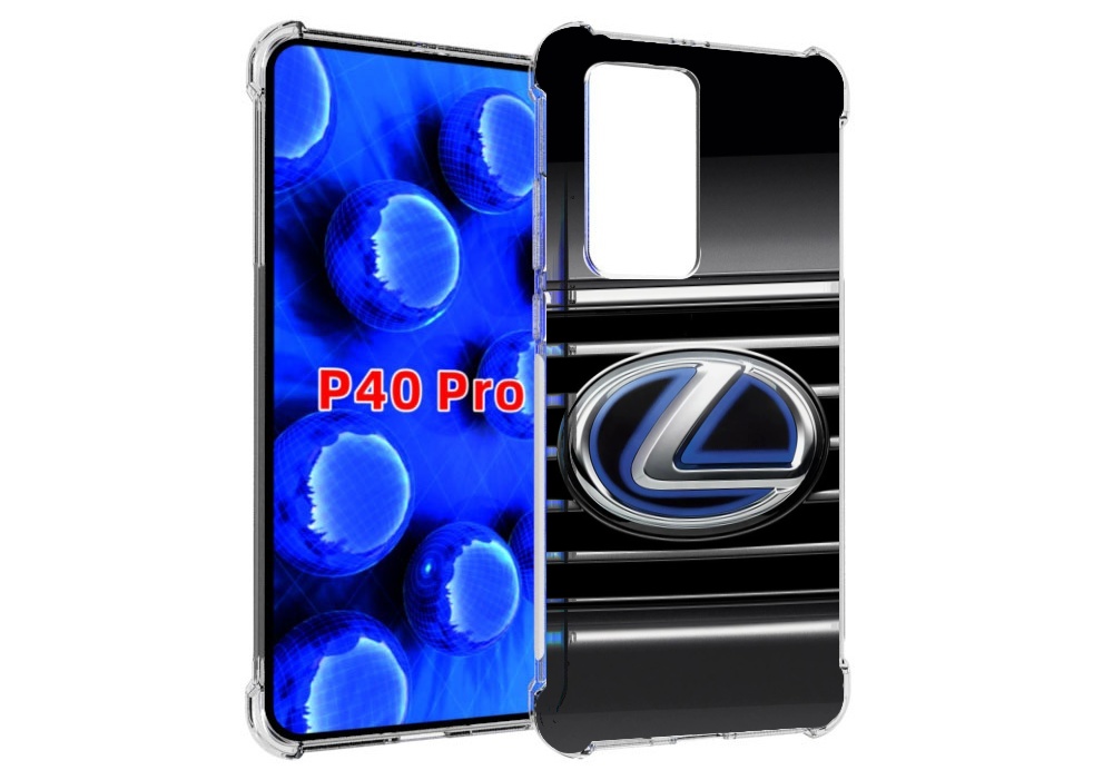 

Чехол MyPads lexus-лексус-2 для Huawei P40 Pro противоударный, Прозрачный, Tocco