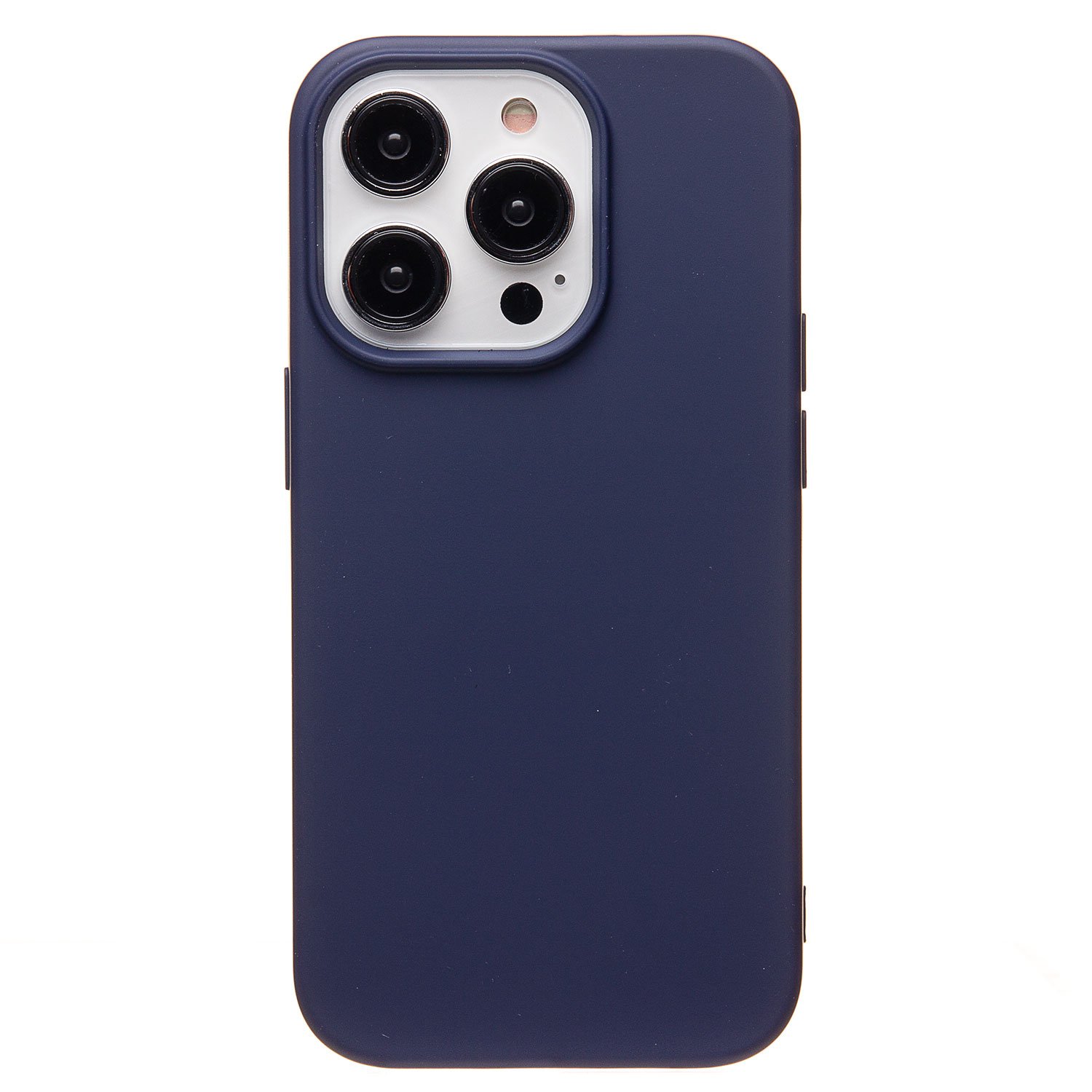 

Чехол для iPhone 14 Pro силиконовый Soft Touch 2 <темно-синий>