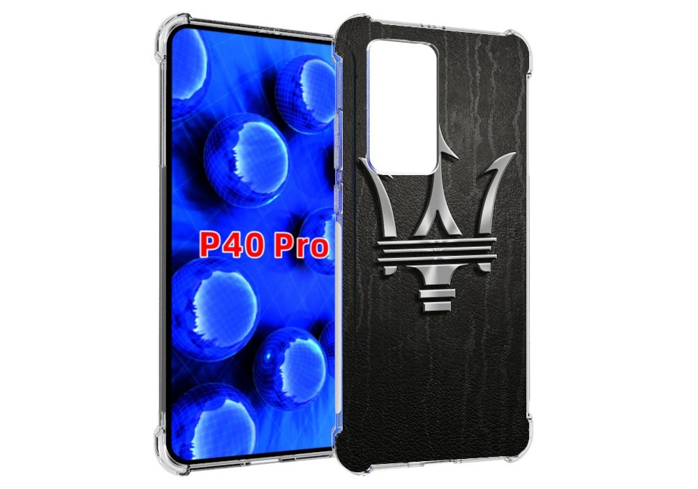 Чехол MyPads maserati-мазерати-3 мужской для Huawei P40 Pro противоударный