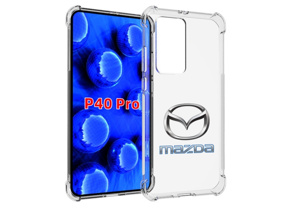 Чехол MyPads mazda-мазда-4 мужской для Huawei P40 Pro противоударный