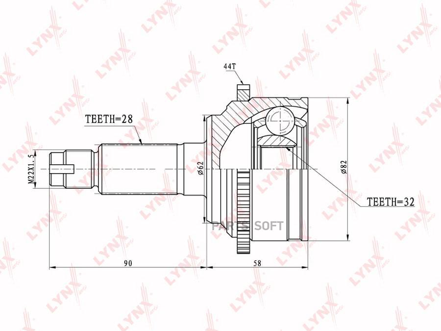 

Co-5101a_шрус наружный к-кт mazda 6 all 02-07