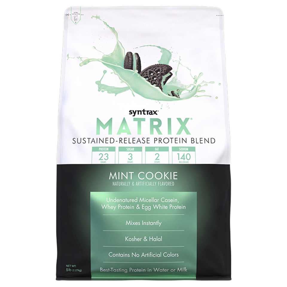 фото Протеин syntrax matrix 2270 гр mint cookies