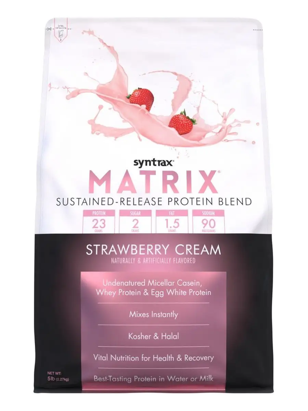 Протеин Syntrax Matrix 2270 гр Strawberry Cream 7999₽