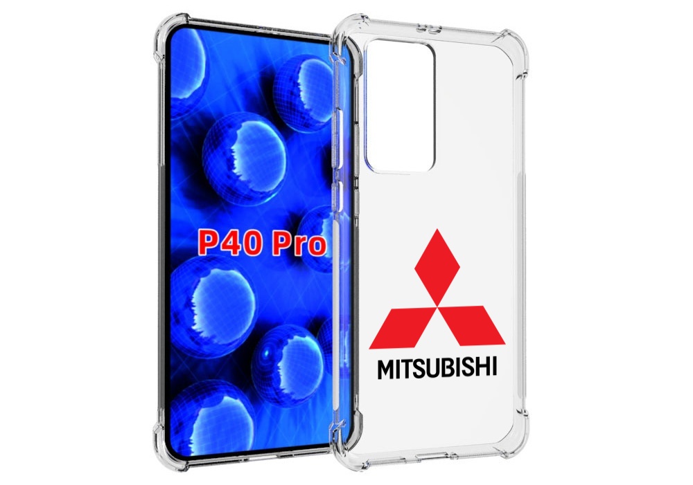 Чехол MyPads mitsubishi-3 для Huawei P40 Pro противоударный