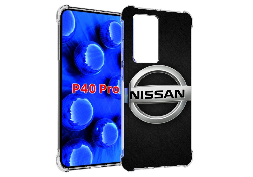 

Чехол MyPads nissan ниссан 2 мужской для Huawei P40 Pro противоударный, Прозрачный, Tocco