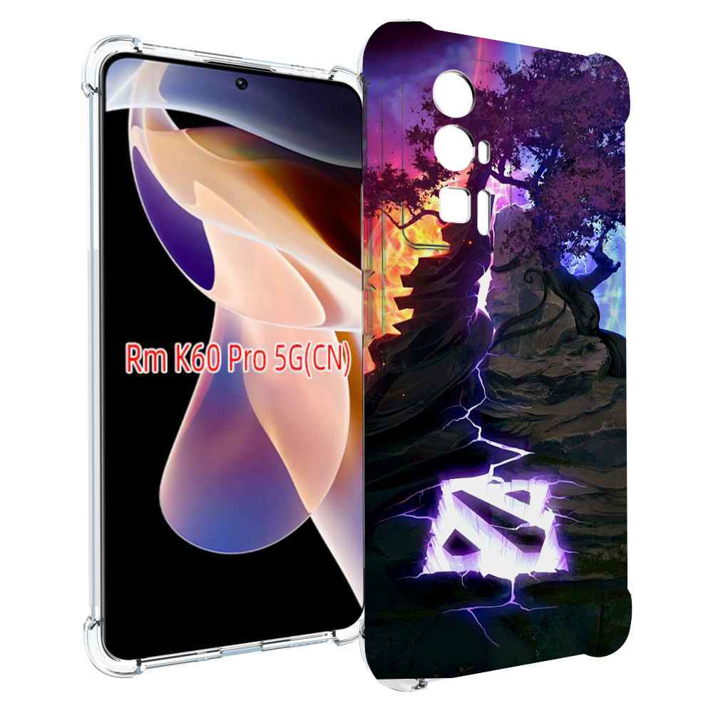 

Чехол MyPads dota 2 логотип для Xiaomi Redmi K60 Pro, Прозрачный, Tocco