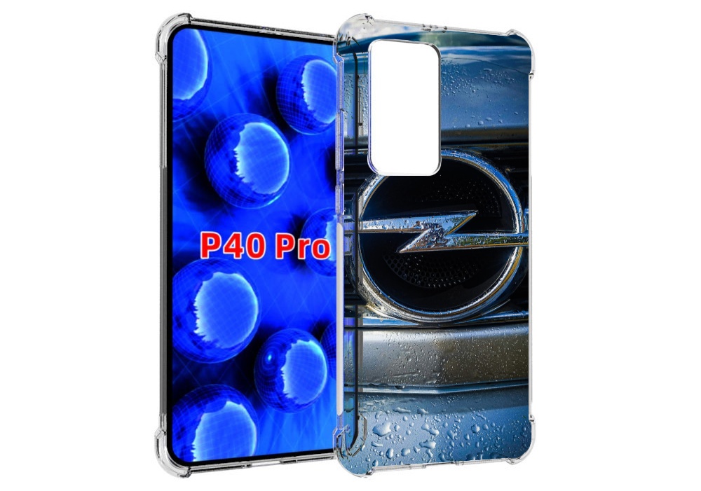 Чехол MyPads opel опель 3 мужской для Huawei P40 Pro противоударный