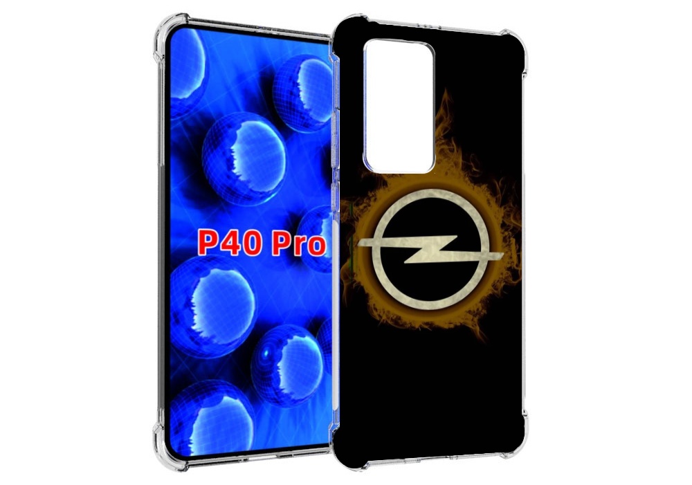 Чехол MyPads opel-опель-1 мужской для Huawei P40 Pro противоударный