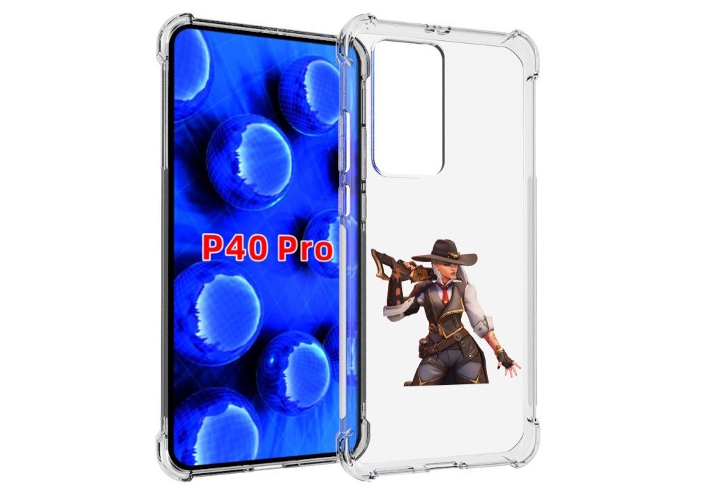 

Чехол MyPads overwatch для Huawei P40 Pro противоударный, Прозрачный, Tocco
