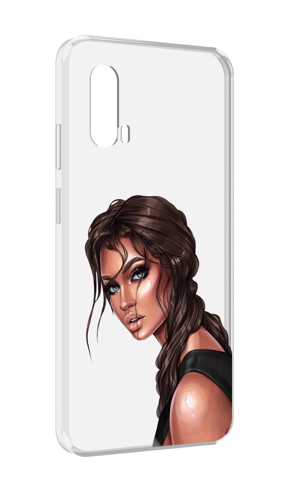 

Чехол MyPads красивая-девушка-в-черной-майке женский для Blackview BV7100, Прозрачный, Tocco