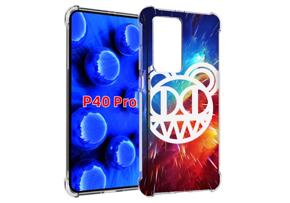 Чехол MyPads radiohead cosmos для Huawei P40 Pro противоударный