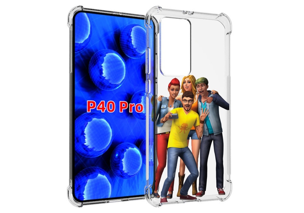 Чехол MyPads sims для Huawei P40 Pro противоударный