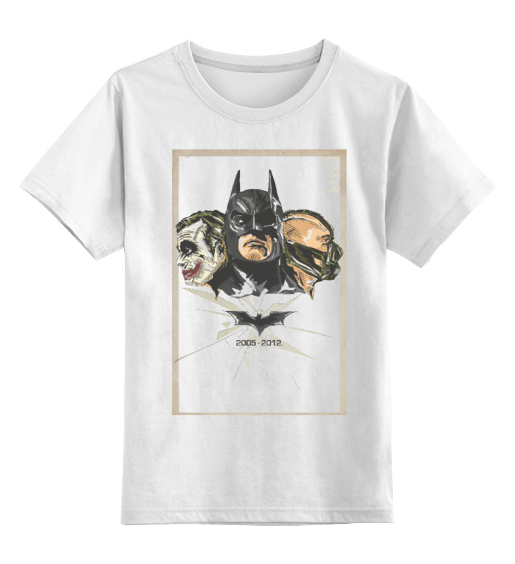 

Футболка детская Printio Dark knight rises цв. белый р. 128, Dark knight rises