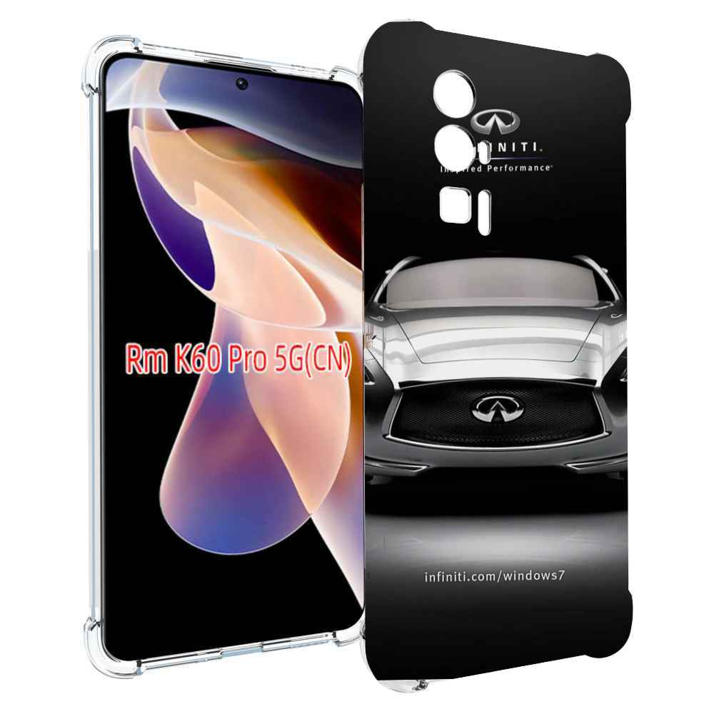 

Чехол MyPads infiniti-инфинити-1 для Xiaomi Redmi K60 Pro, Прозрачный, Tocco