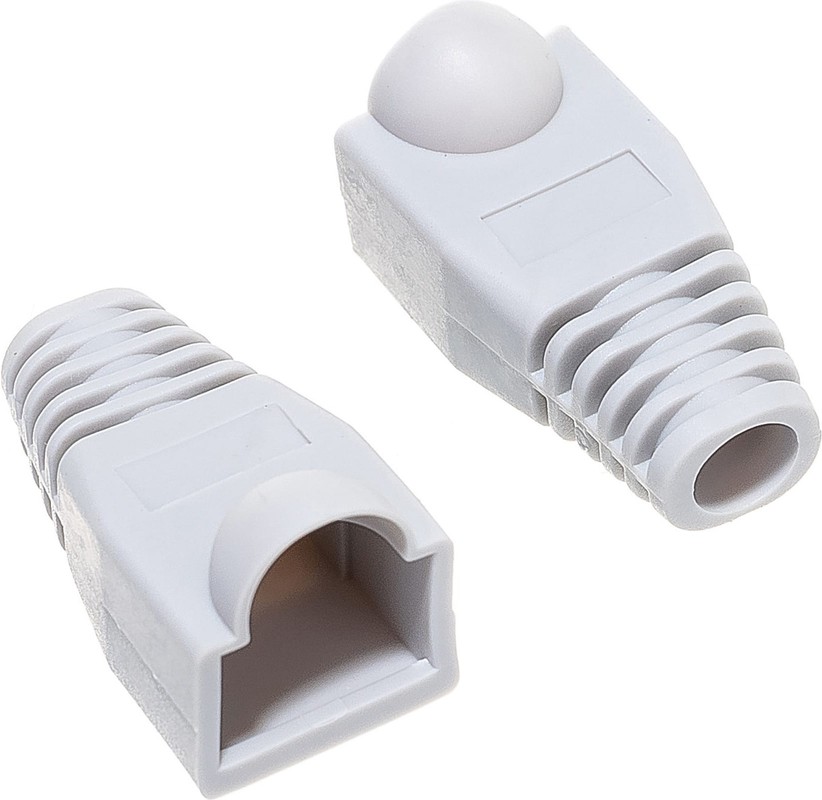 SUPRLAN Изолирующий колпачок для разъемов RJ-45, серый /10 pcs/ 10-0230