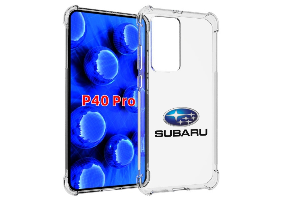 

Чехол MyPads subaru-4 мужской для Huawei P40 Pro противоударный, Прозрачный, Tocco