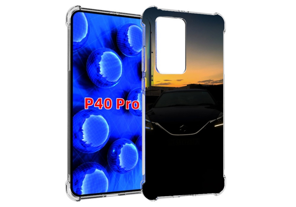 

Чехол MyPads suzuki 2 сузуки мужской для Huawei P40 Pro противоударный, Прозрачный, Tocco