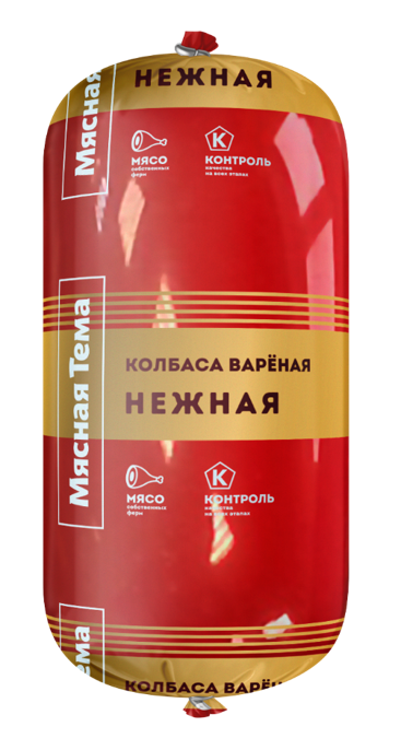 

Колбаса вареная Мясная тема Нежная, 450 г