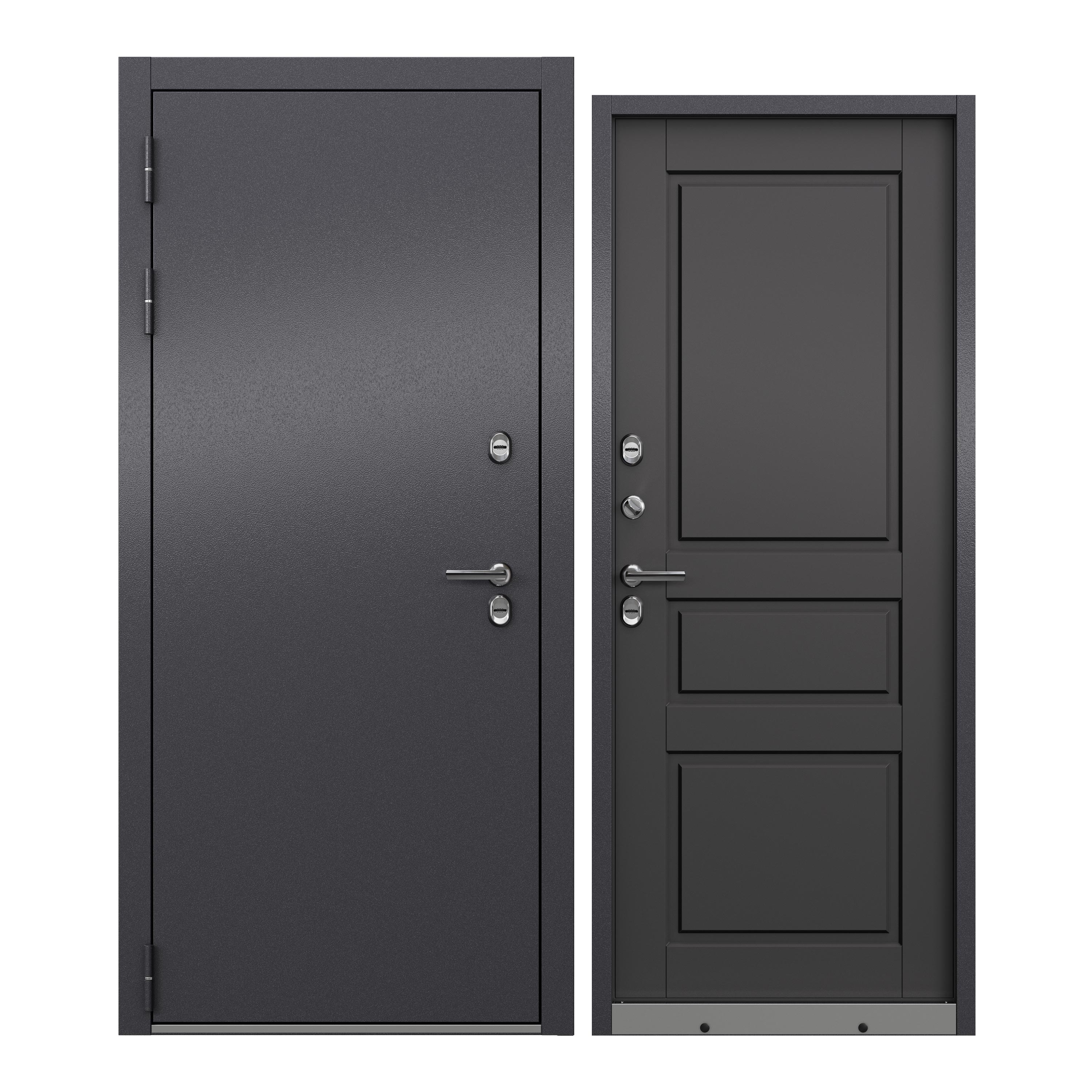 Дверь входная в дом ProLine металлическая Village Optimal 880х2050, левая, терморазрыв ковёр optimal