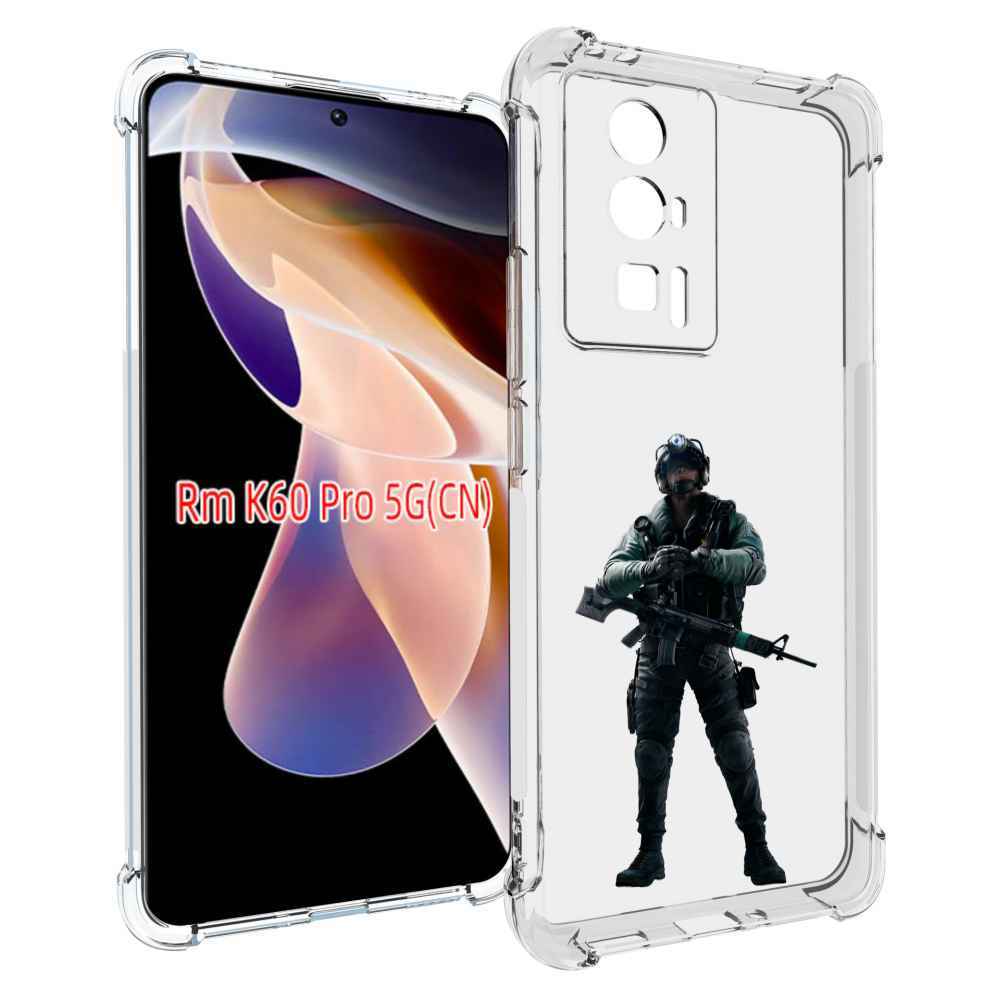 

Чехол MyPads Tom-Clancy's-Rainbow-Six-2 для Xiaomi Redmi K60 Pro, Прозрачный, Tocco