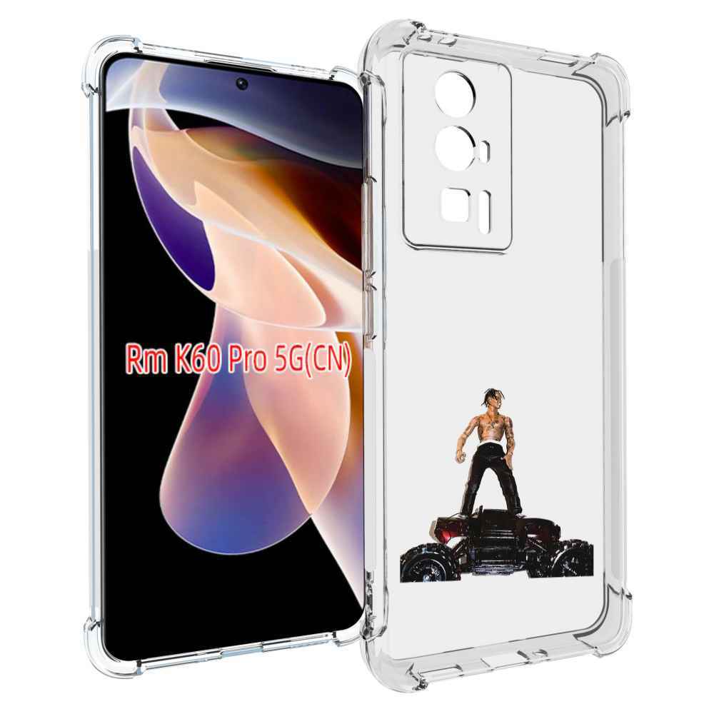 

Чехол MyPads Travis Scott - Rodeo для Xiaomi Redmi K60 Pro, Прозрачный, Tocco
