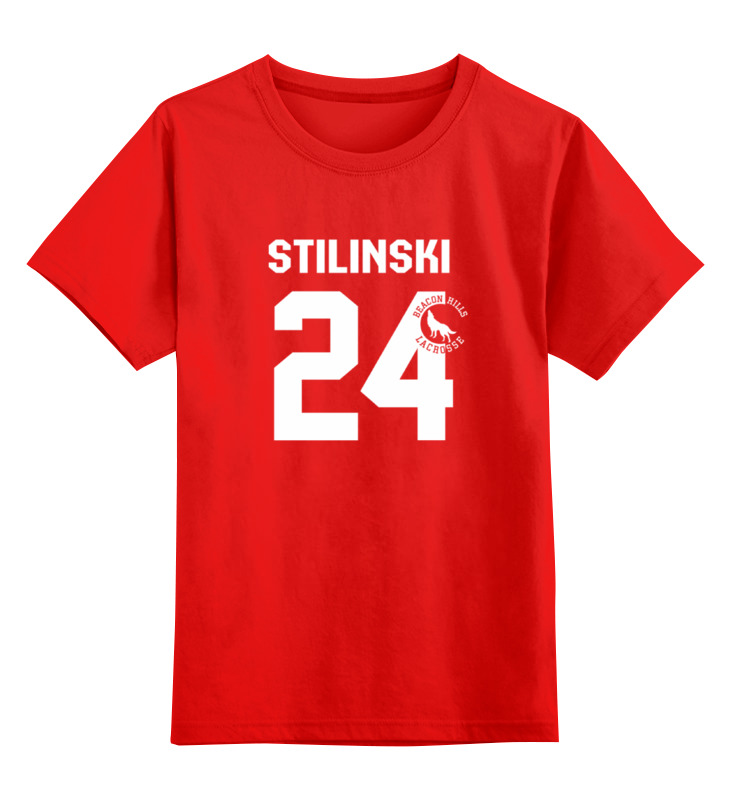 

Футболка детская Printio Stilinski 24 цв. красный р. 128, Stilinski 24