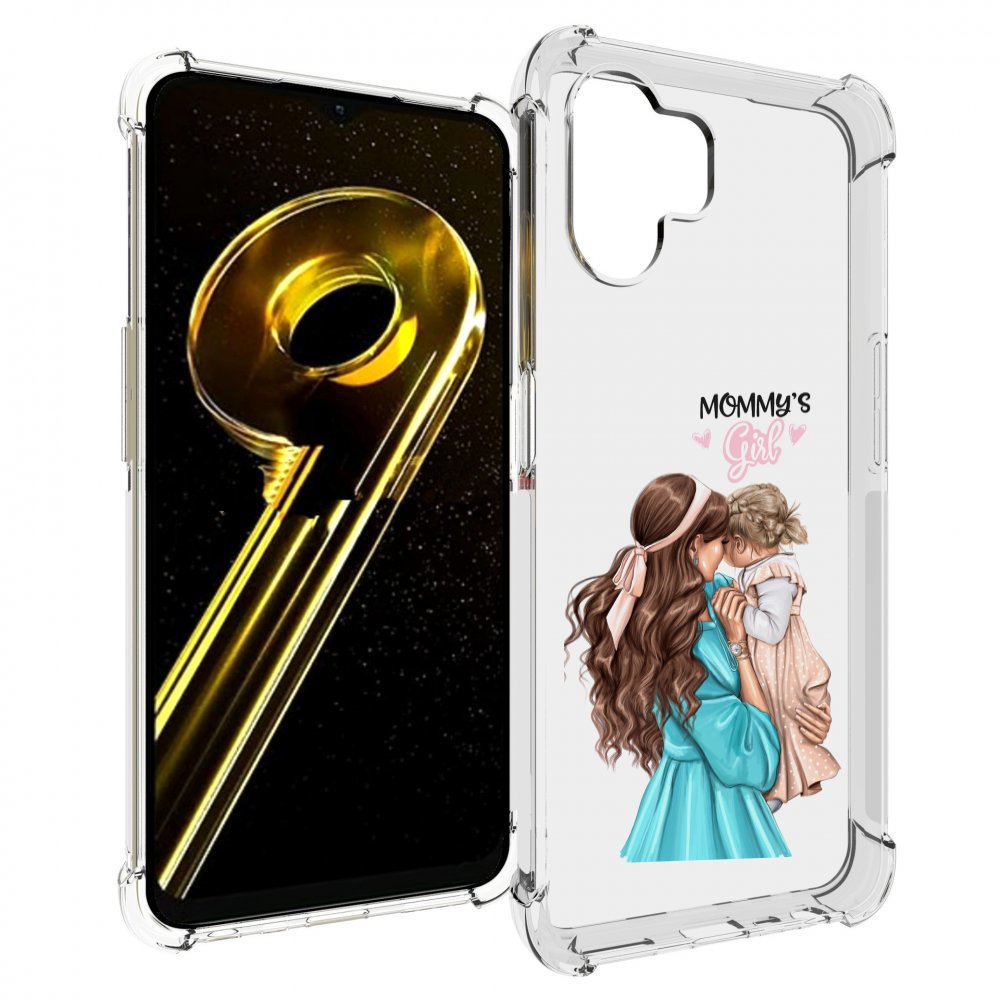 

Чехол бампер MyPads Мама-девочки женский для Realme 10 5G против..., Прозрачный, Tocco