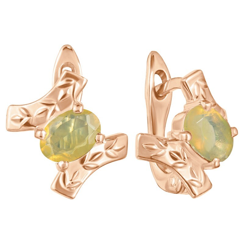 

Серьги из серебра с натуральным опалом LAZURIT-ONLINE 8136RG, 8136RG