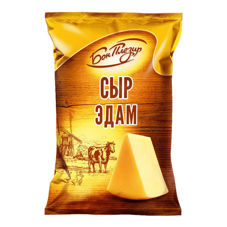 

Сыр твердый Бон Плезир Эдам 45% 220 г